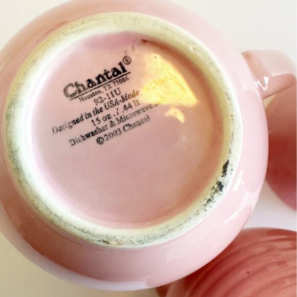 Chantal Vintage Set of 3 Pieces Coffee Tea Mugs and Creamer - Picture 5 of 6